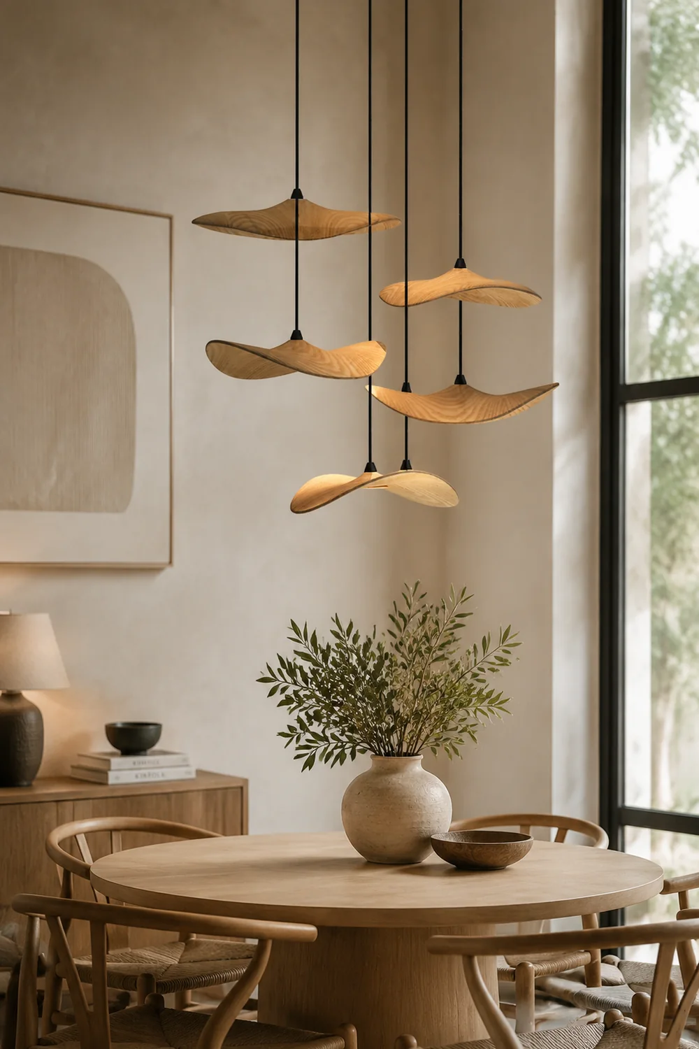 Empty Leaf Chandelier - Lumpaz
