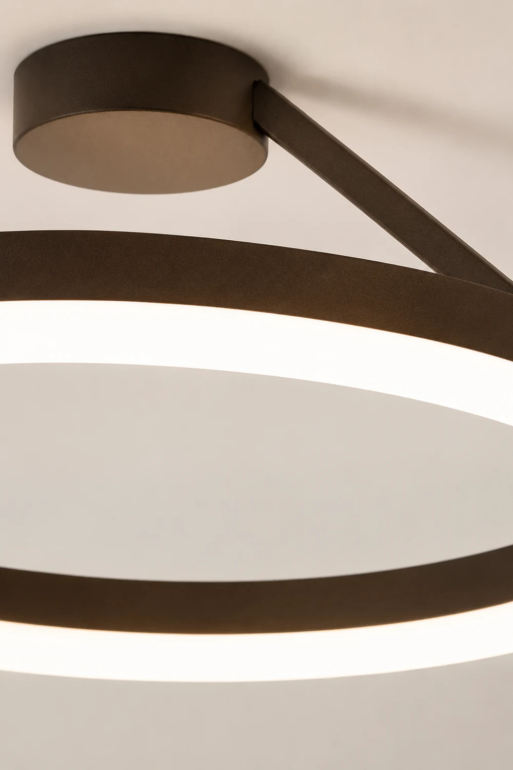 Nordic LED Geometry Circle Ceiling Light - Lumpaz
