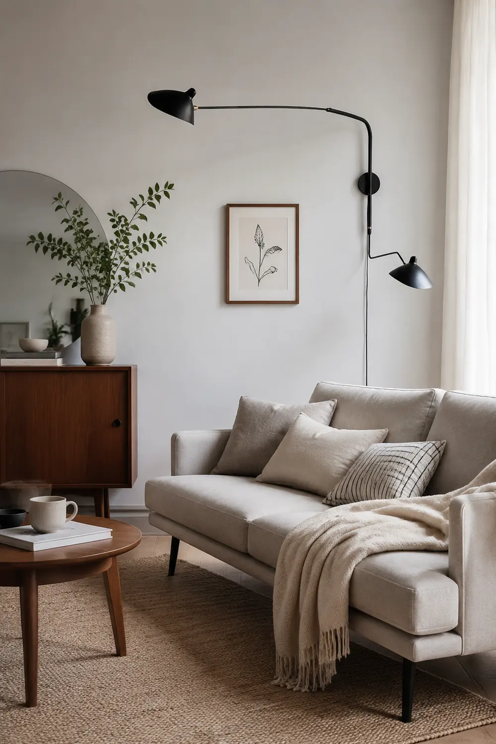 Serge Mouille Plug In Wall Lamp - Lumpaz