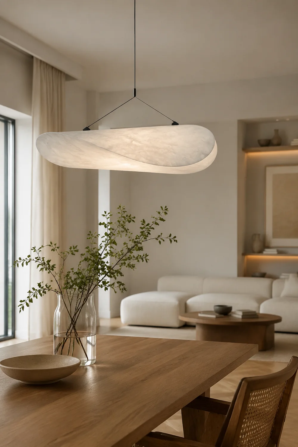 Tense Tyvek Pendant Lamp - Lumpaz