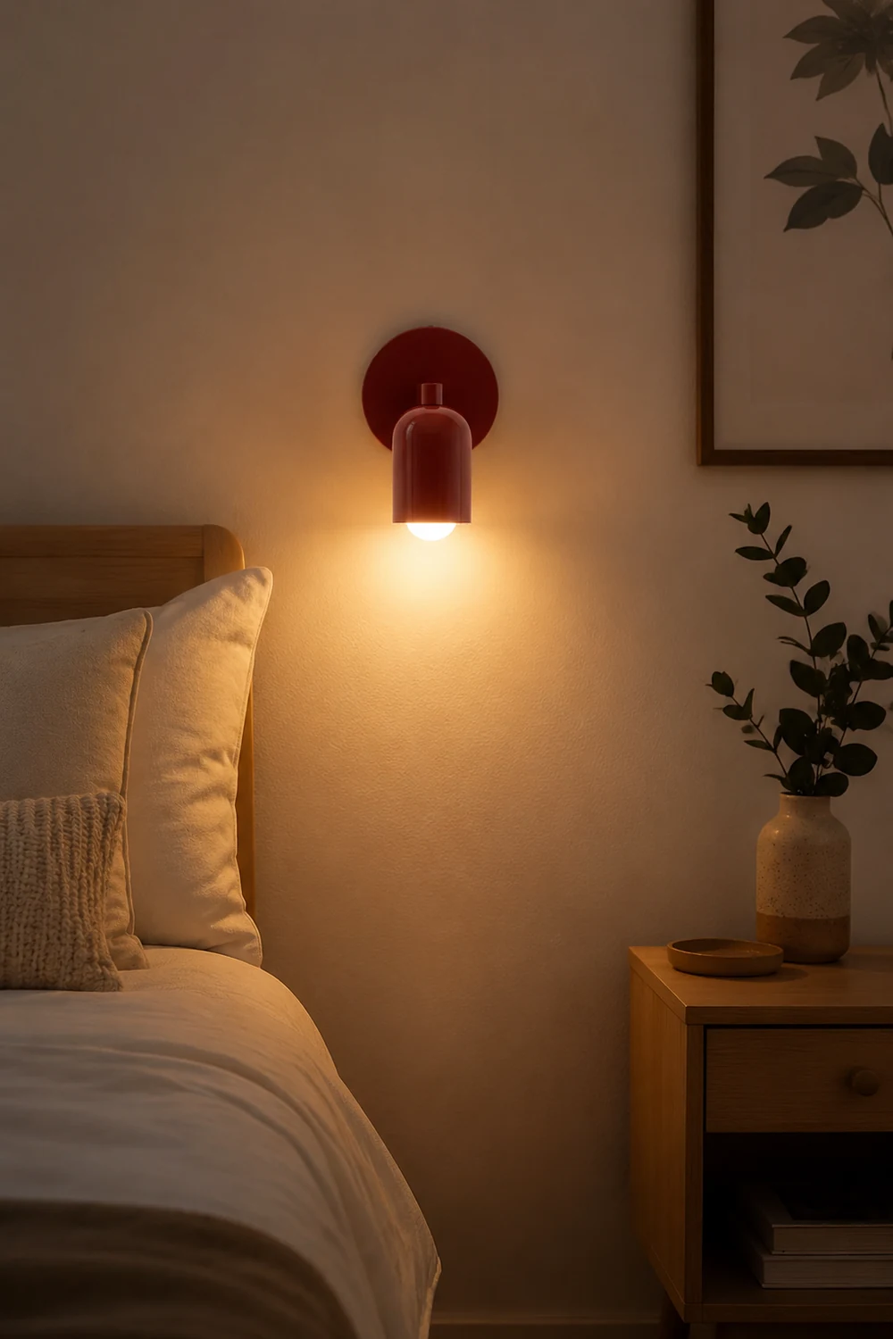 Simple Modern Small Stained Wall Sconce - Lumpaz