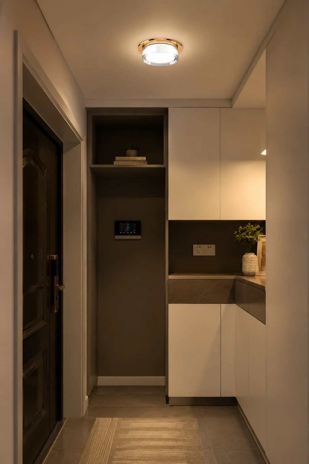 Mini Hallway LED Crystal Ceiling Light - Lumpaz