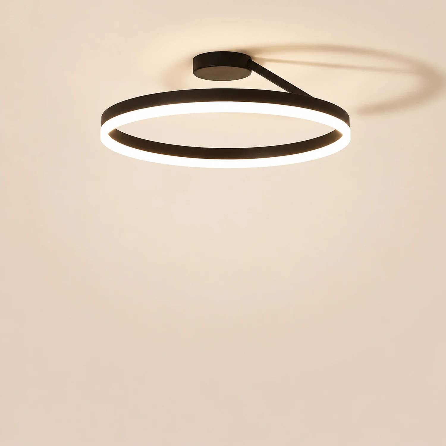 Nordic LED Geometry Circle Ceiling Light - Lumpaz
