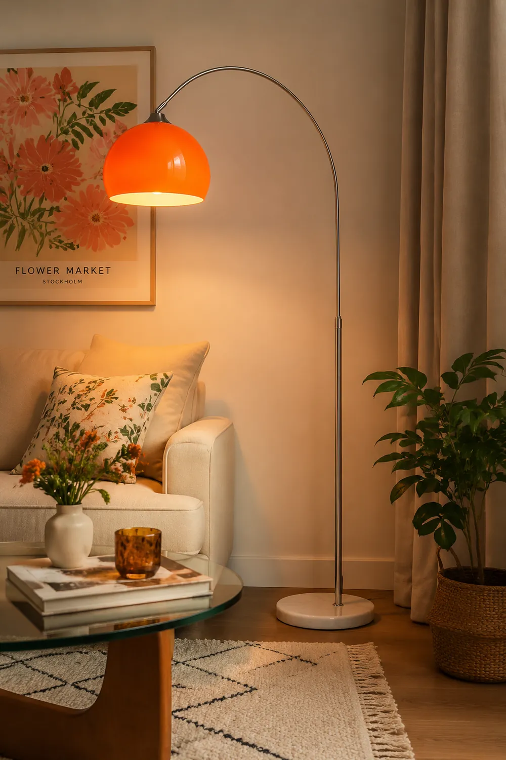Orla Arch Floor Lamp - Lumpaz
