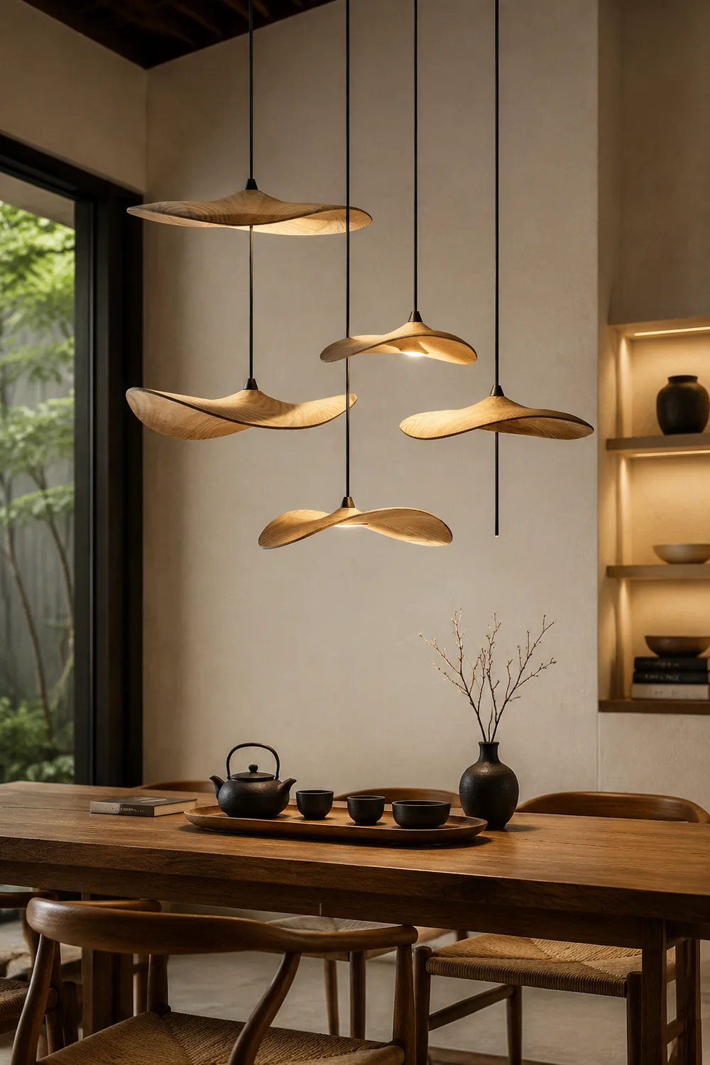 Empty Leaf Chandelier - Lumpaz