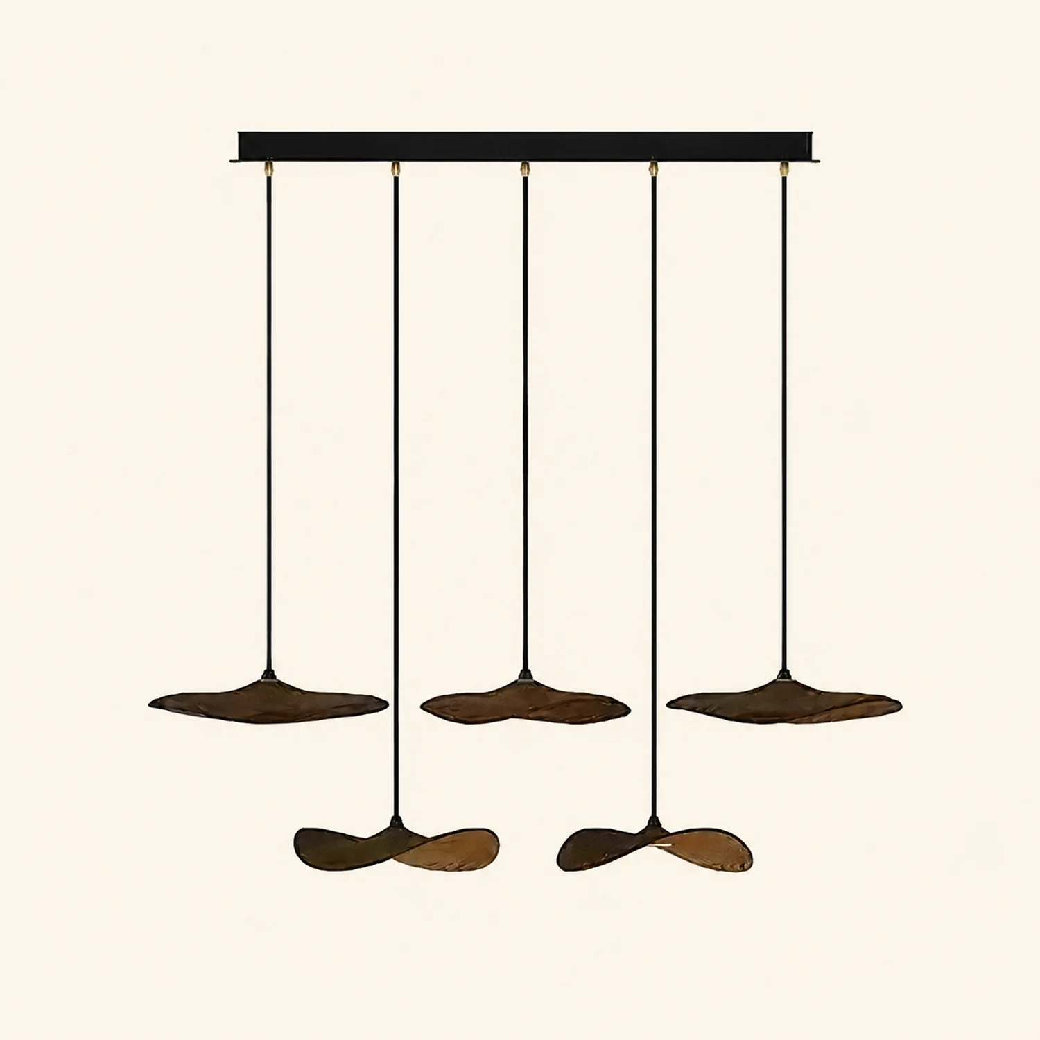 Empty Leaf Chandelier - Lumpaz