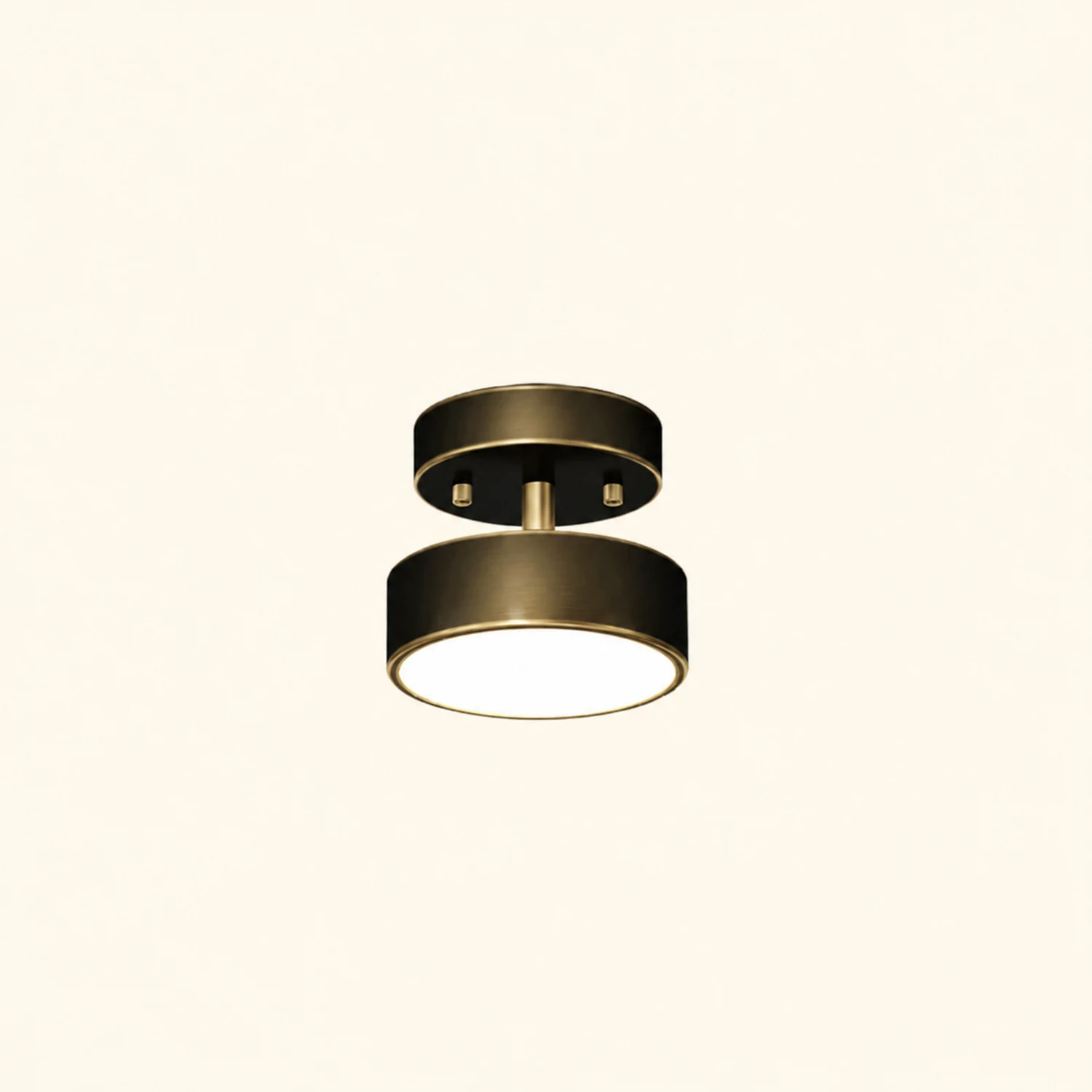 Nordic Industrial Simple Round LED Ceiling Light - Lumpaz
