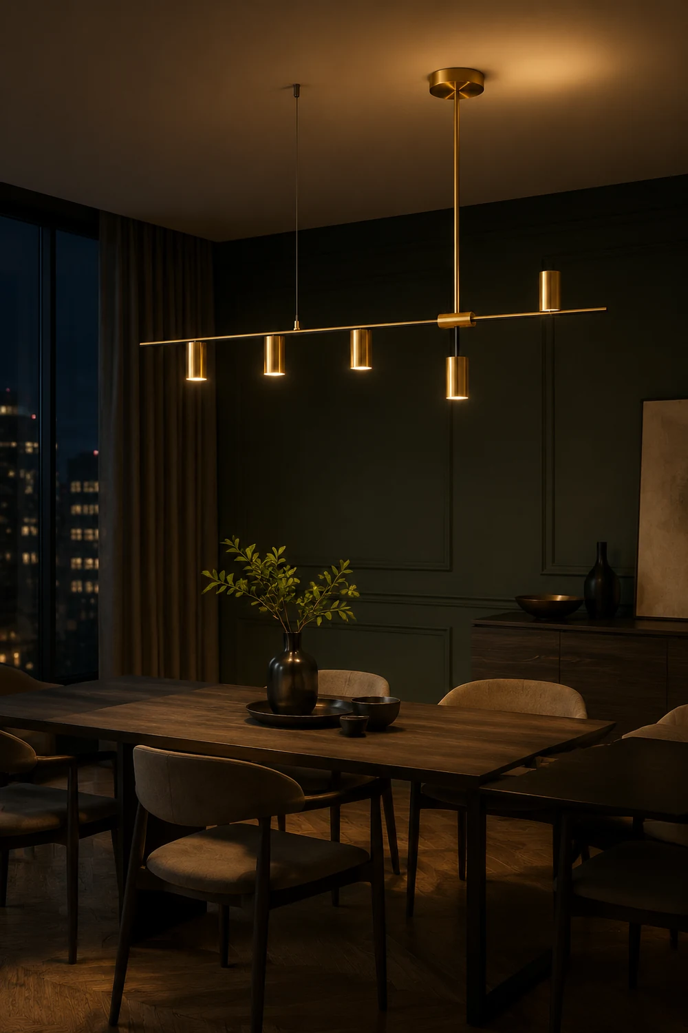 Cassandra Linear Chandelier - Lumpaz