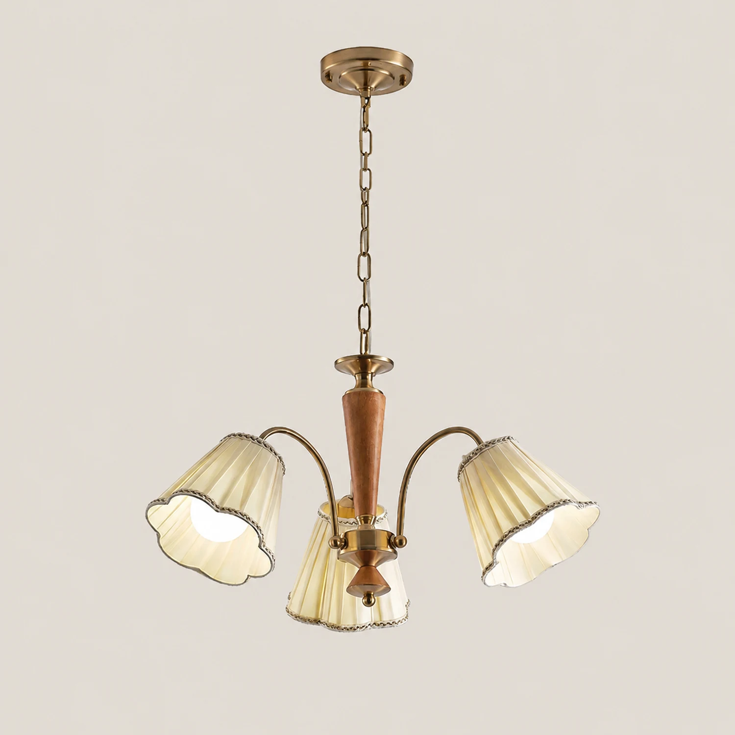 Florentine Fabric Chandelier - Lumpaz