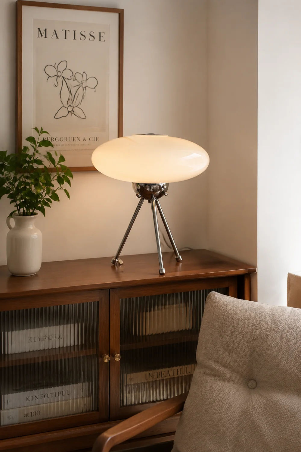 Glass UFO Table Lamp - Lumpaz