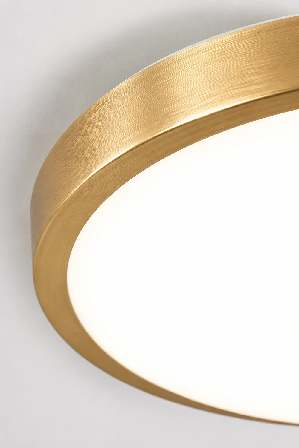 Gold Vintage Round Flush Mount Ceiling Light - Lumpaz