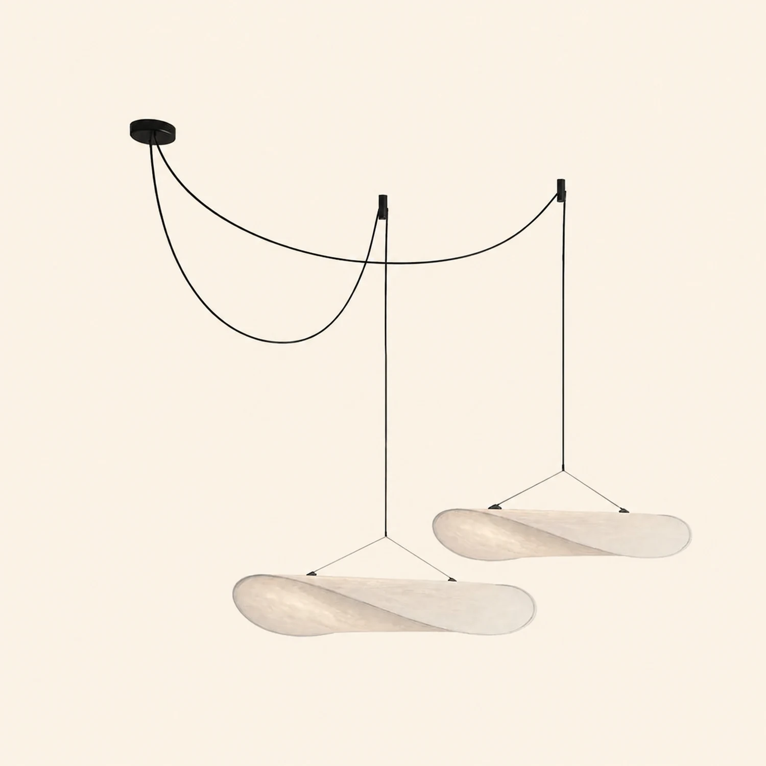 Tense Tyvek Pendant Lamp - Lumpaz