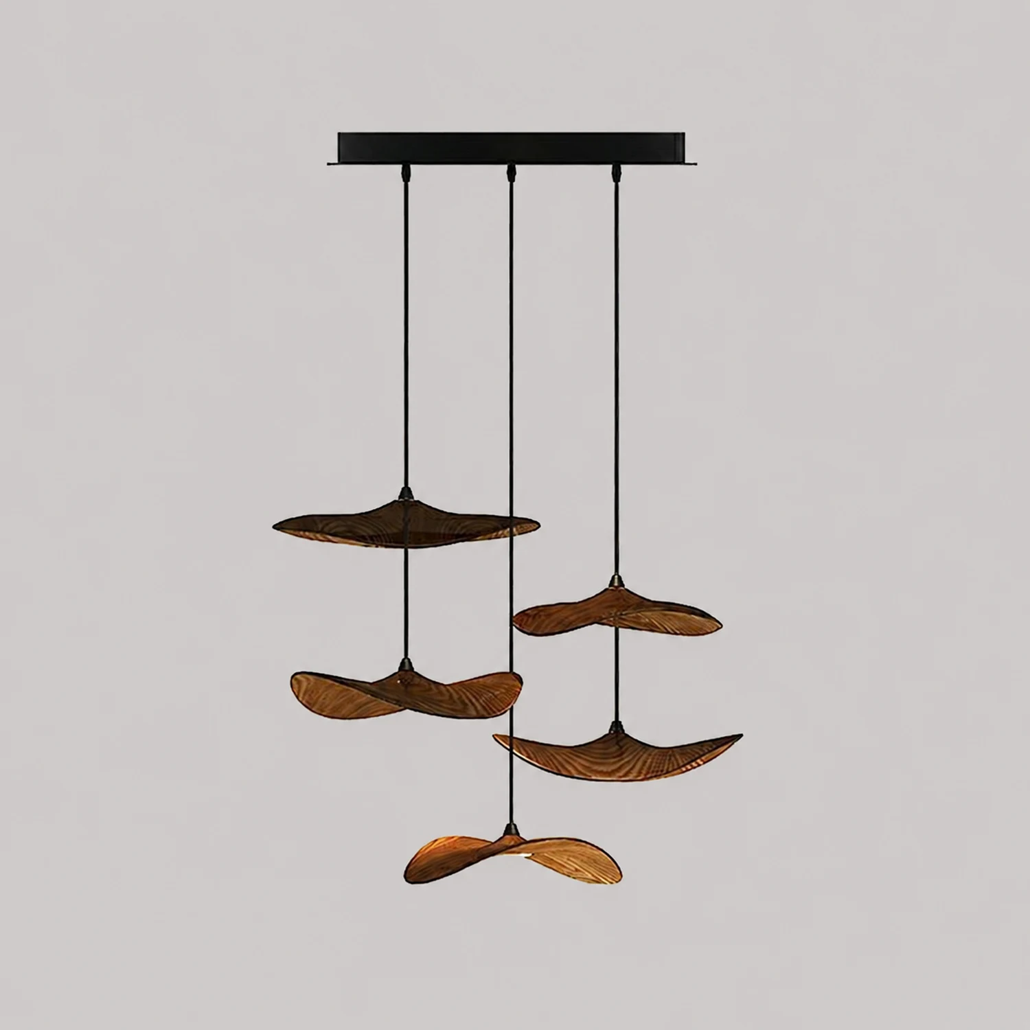 Empty Leaf Chandelier - Lumpaz