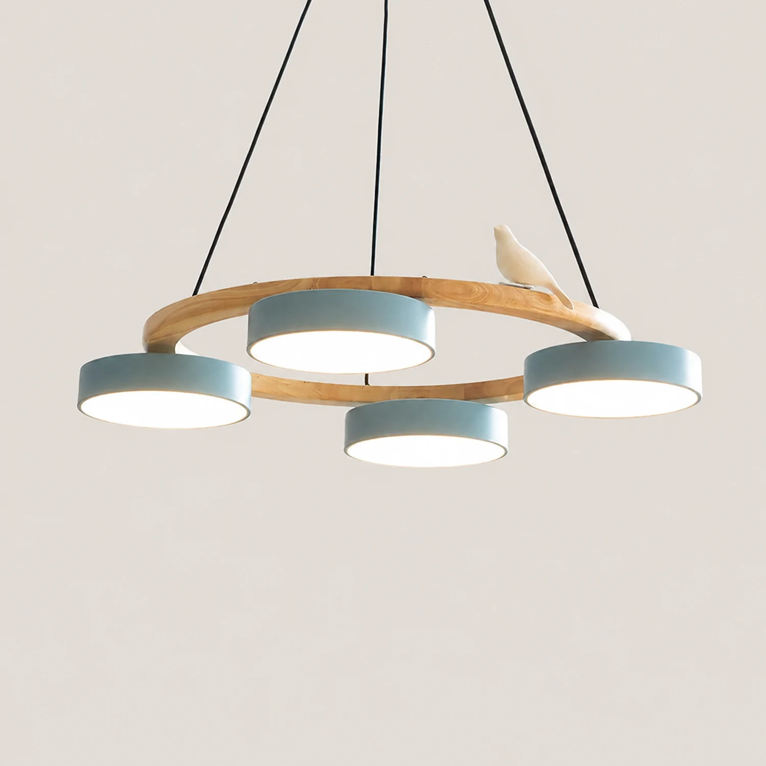 Sienna Bird Round Chandelier - Lumpaz