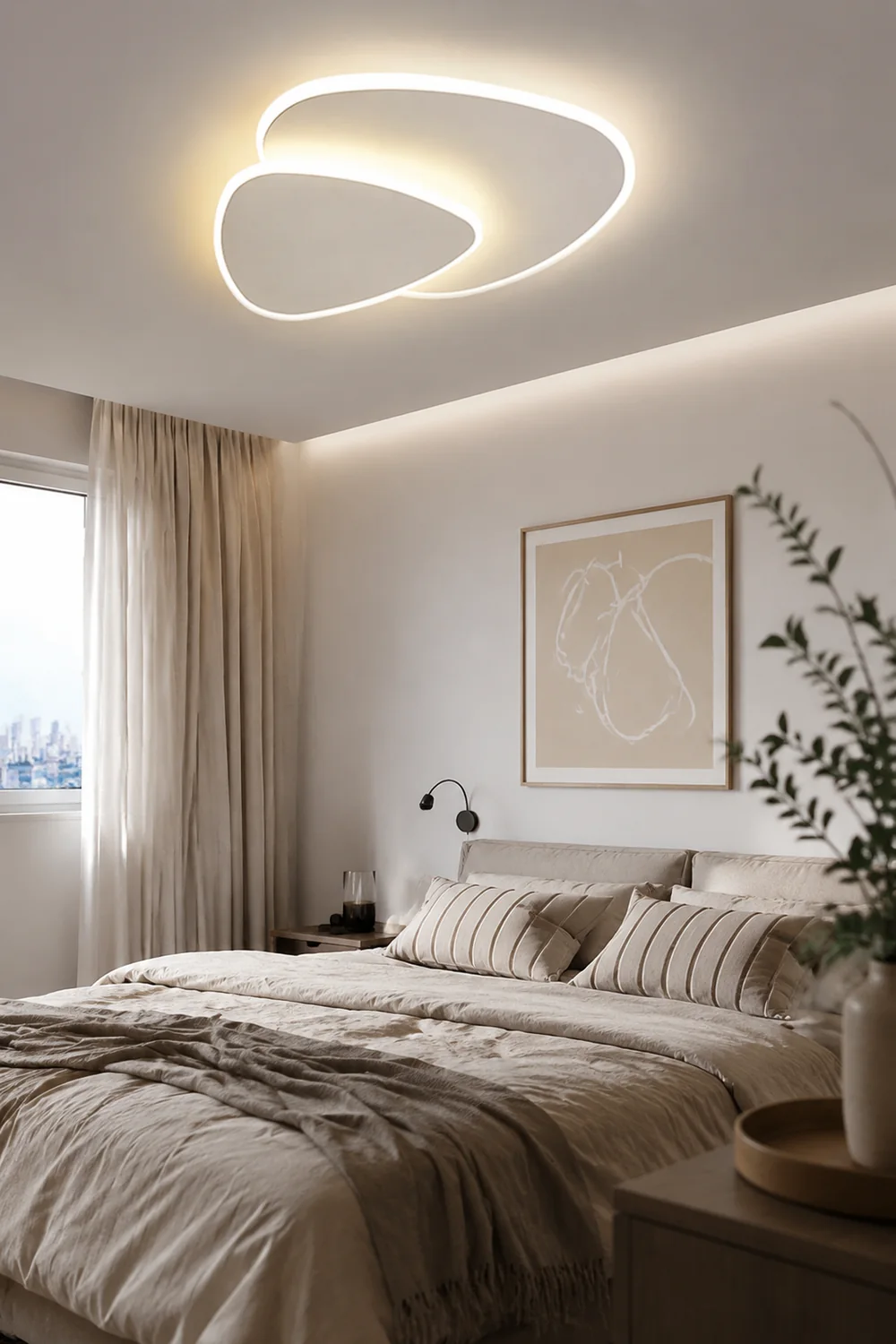 Nordic Geometry LED Acrylic Ceiling Light - Lumpaz