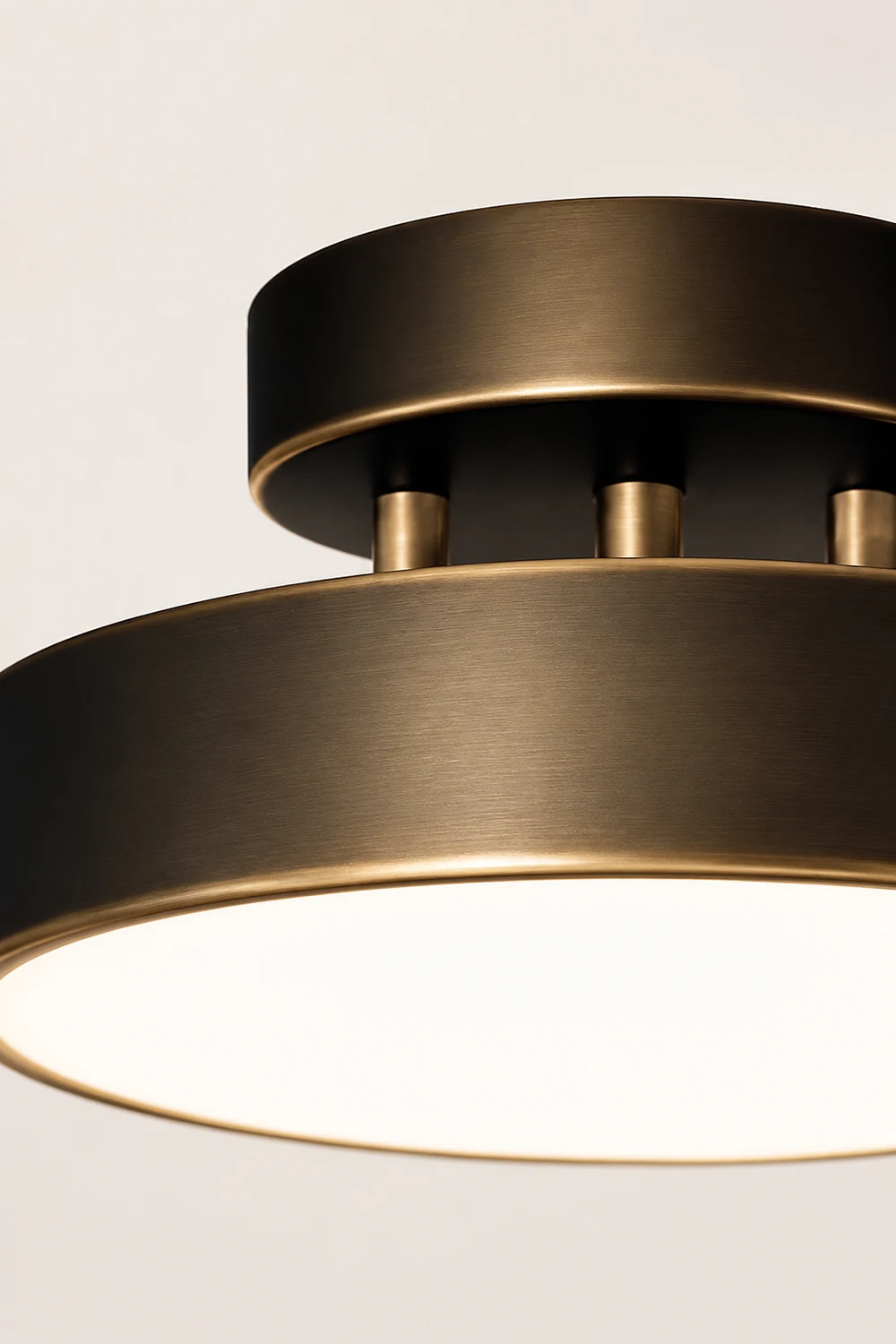 Nordic Industrial Simple Round LED Ceiling Light - Lumpaz