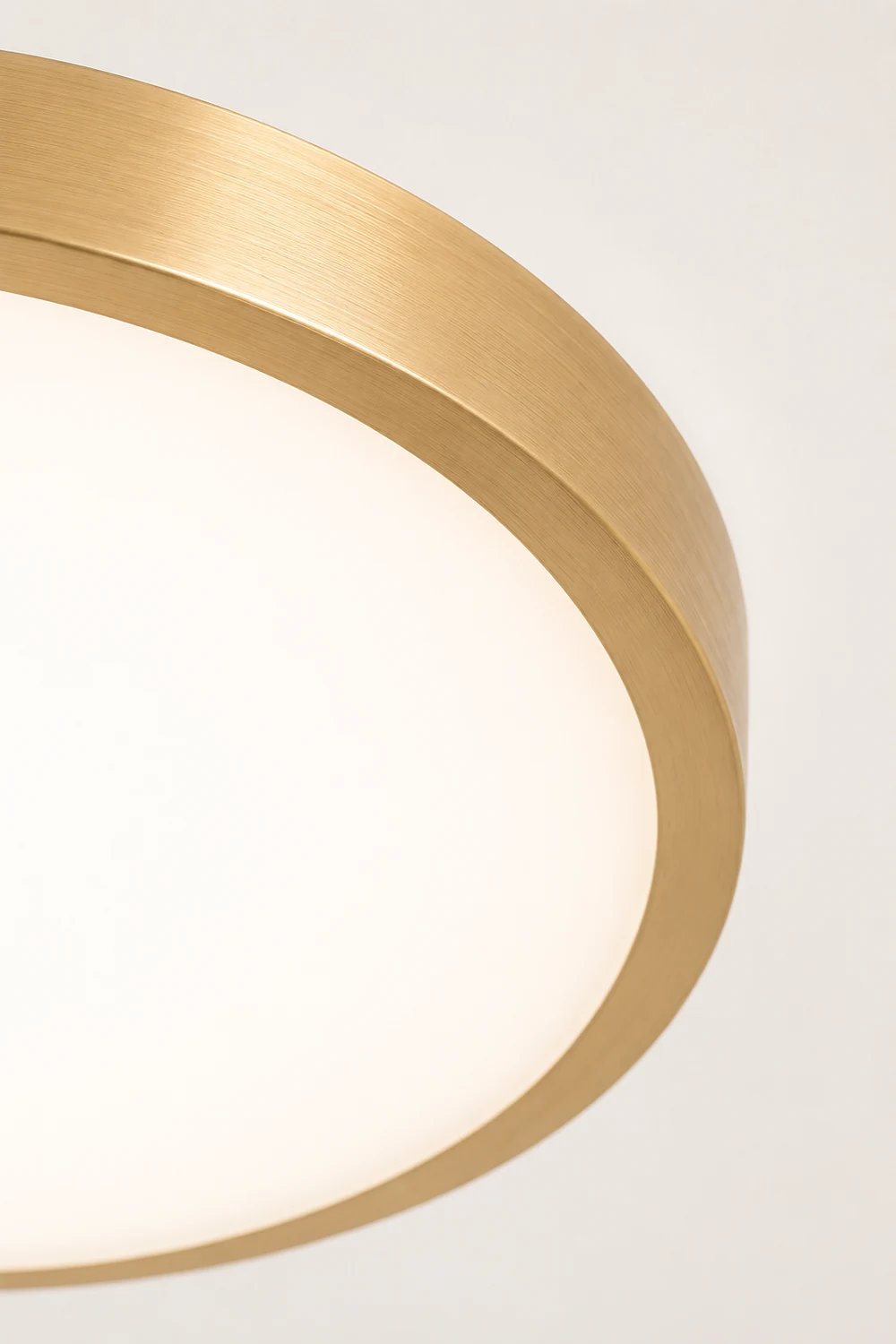 Gold Vintage Round Flush Mount Ceiling Light - Lumpaz