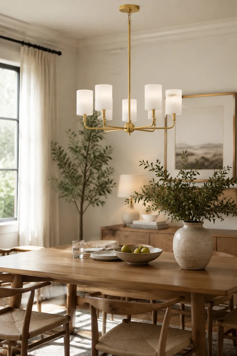 Foxdale Brass Chandelier - Lumpaz