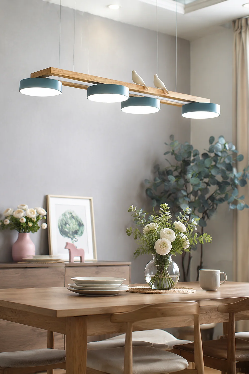 Sienna Bird Long Chandelier - Lumpaz