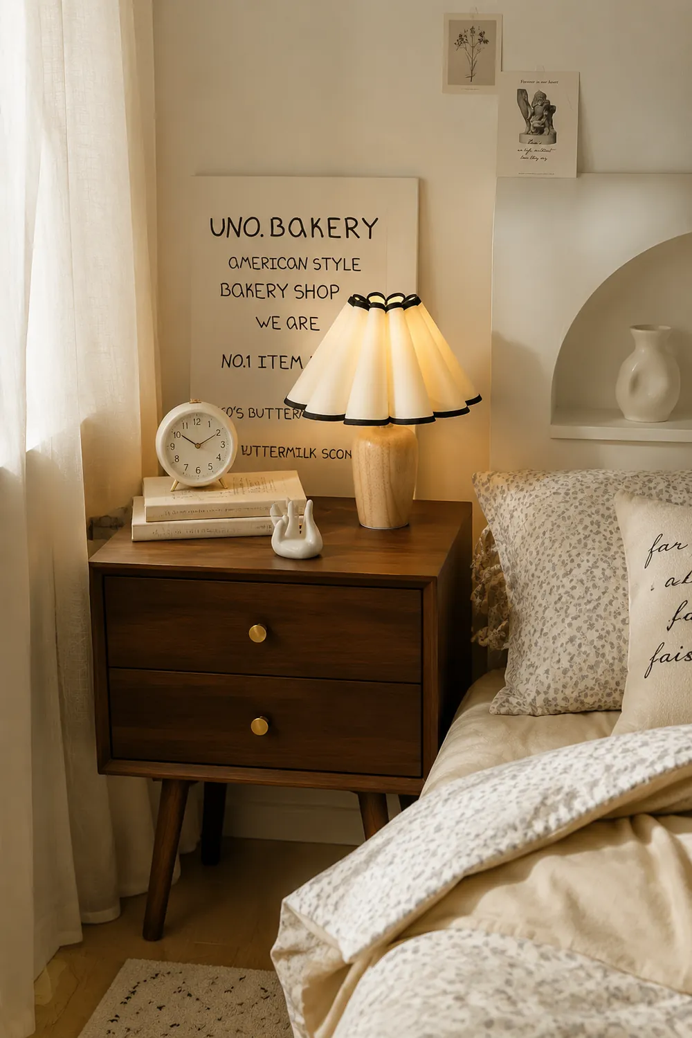 Vintage Fluted Table Lamp - Lumpaz