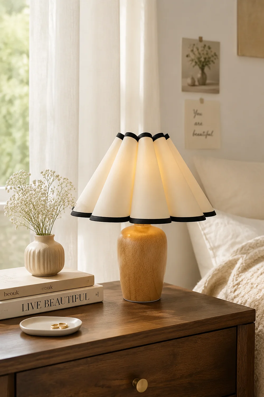 Vintage Fluted Table Lamp - Lumpaz