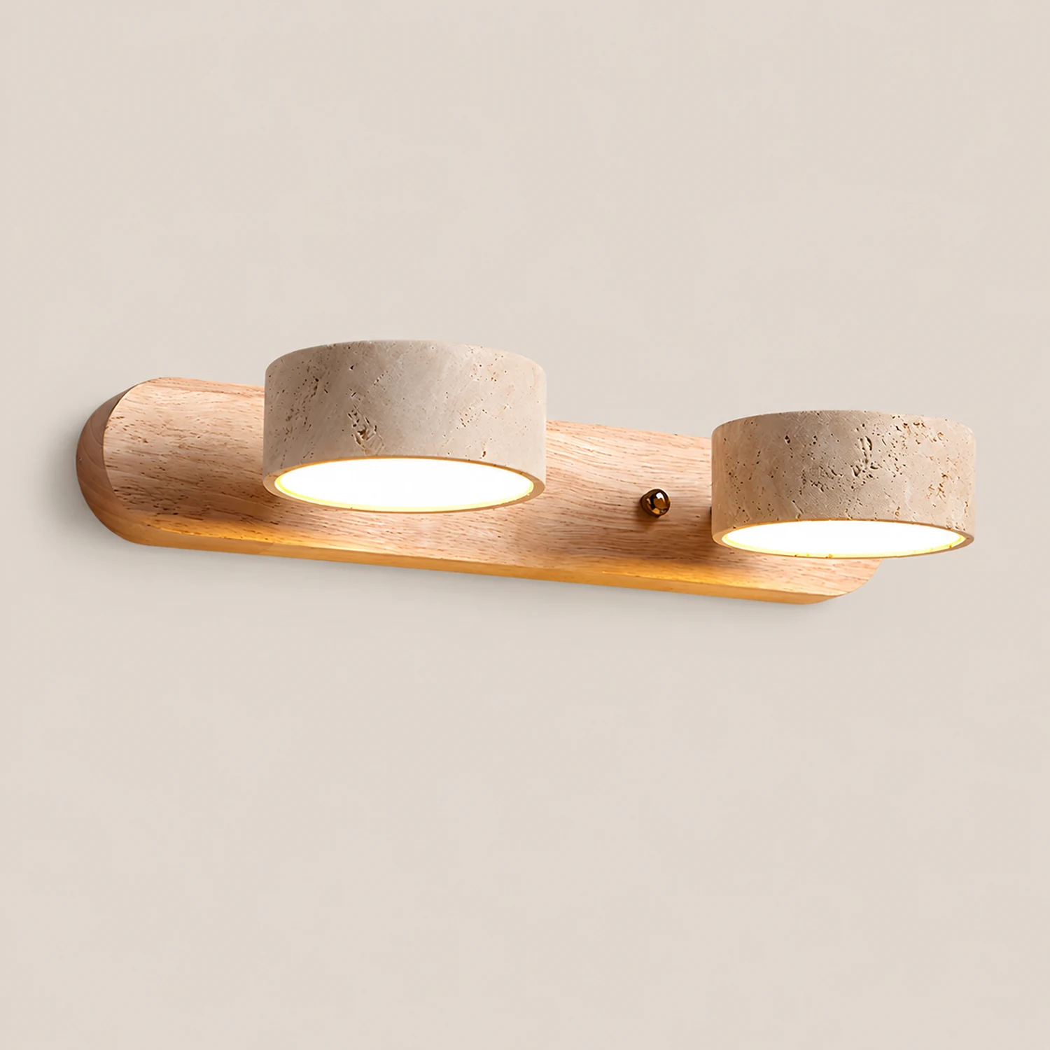 Travertine Duo Wall Light - Lumpaz
