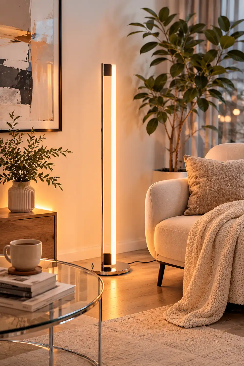 Tube Light Floor Lamp - Lumpaz