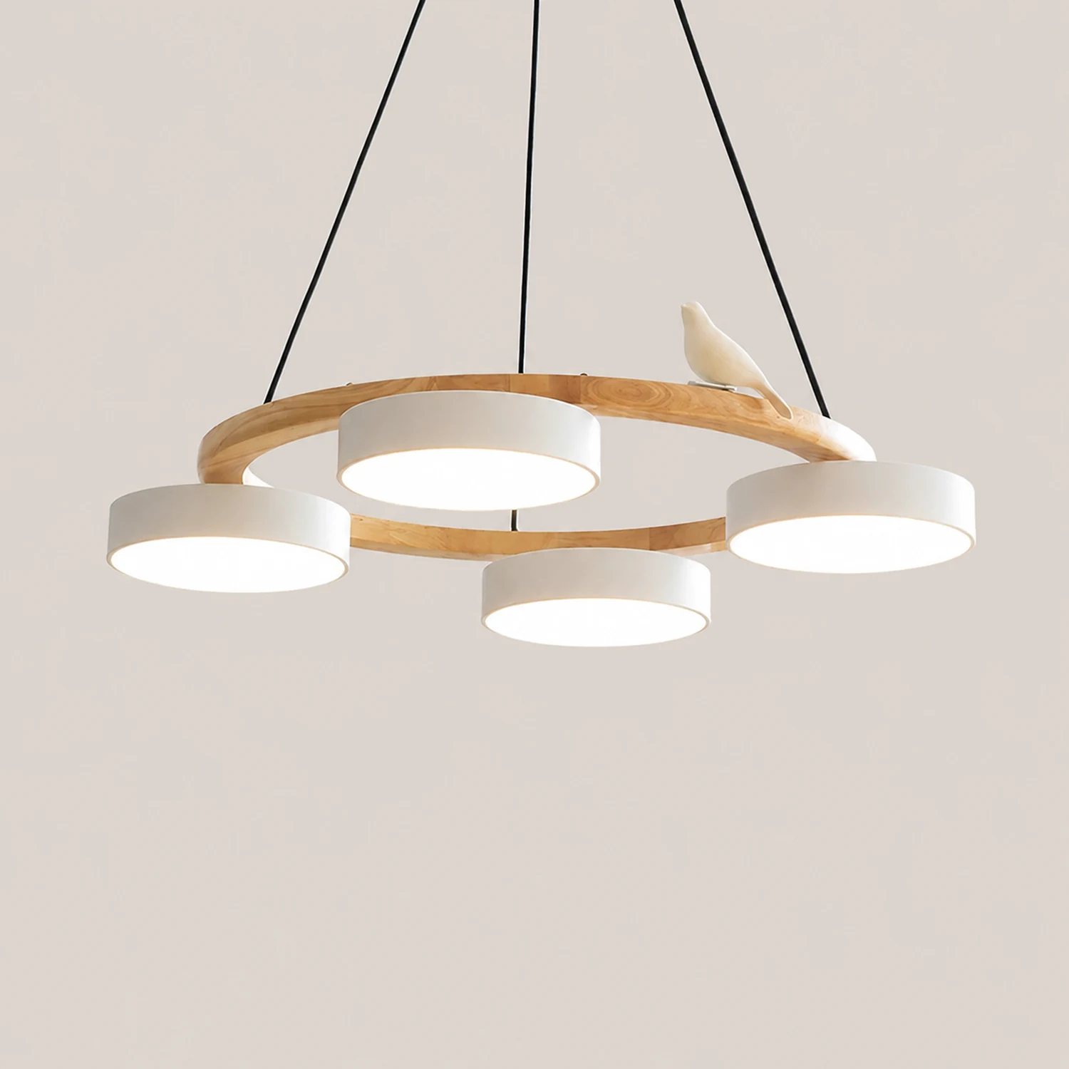 Sienna Bird Round Chandelier - Lumpaz