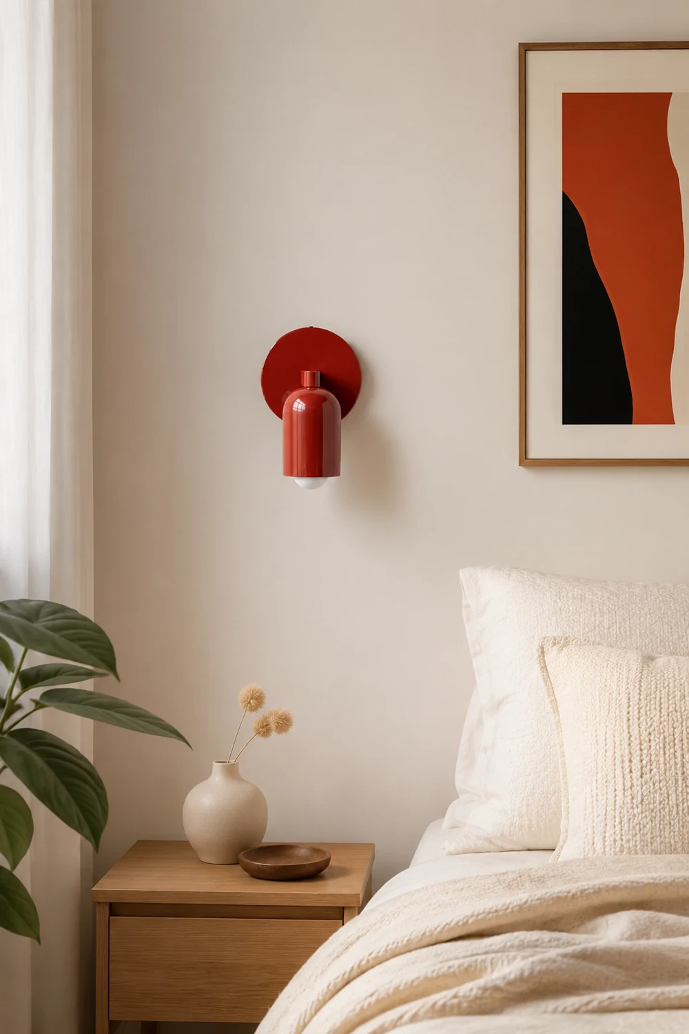 Simple Modern Small Stained Wall Sconce - Lumpaz