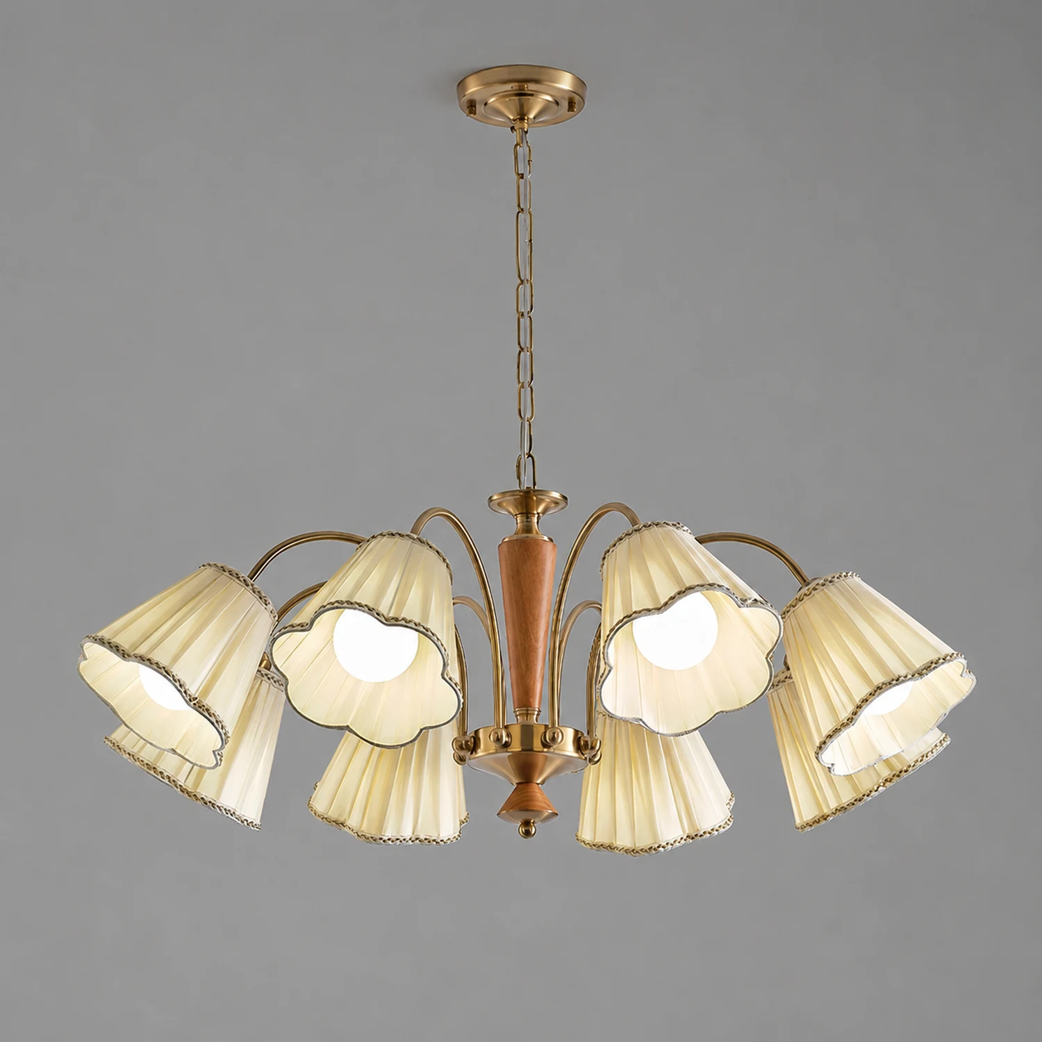Florentine Fabric Chandelier - Lumpaz
