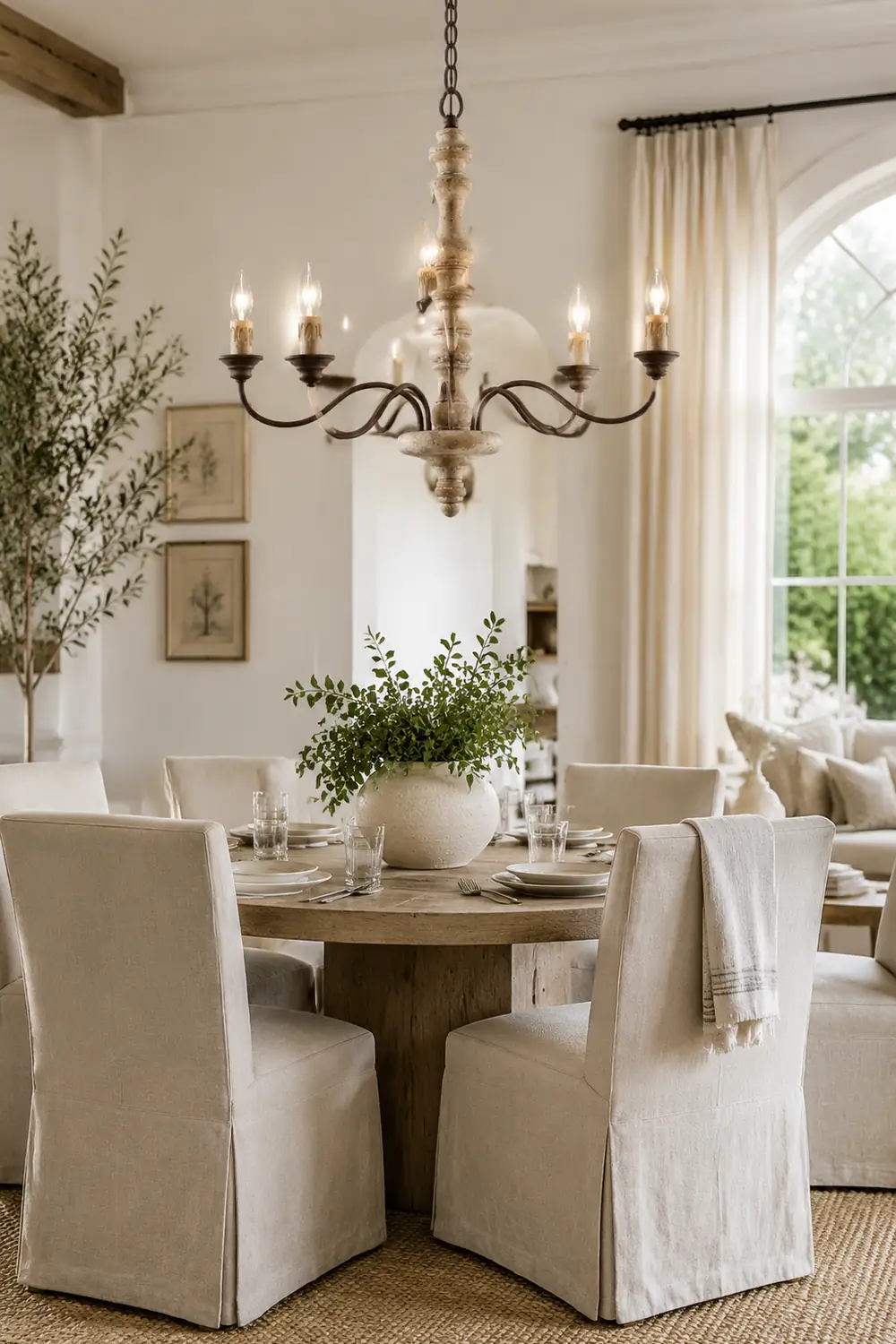 Candlestick Farmhouse chandelier - Lumpaz