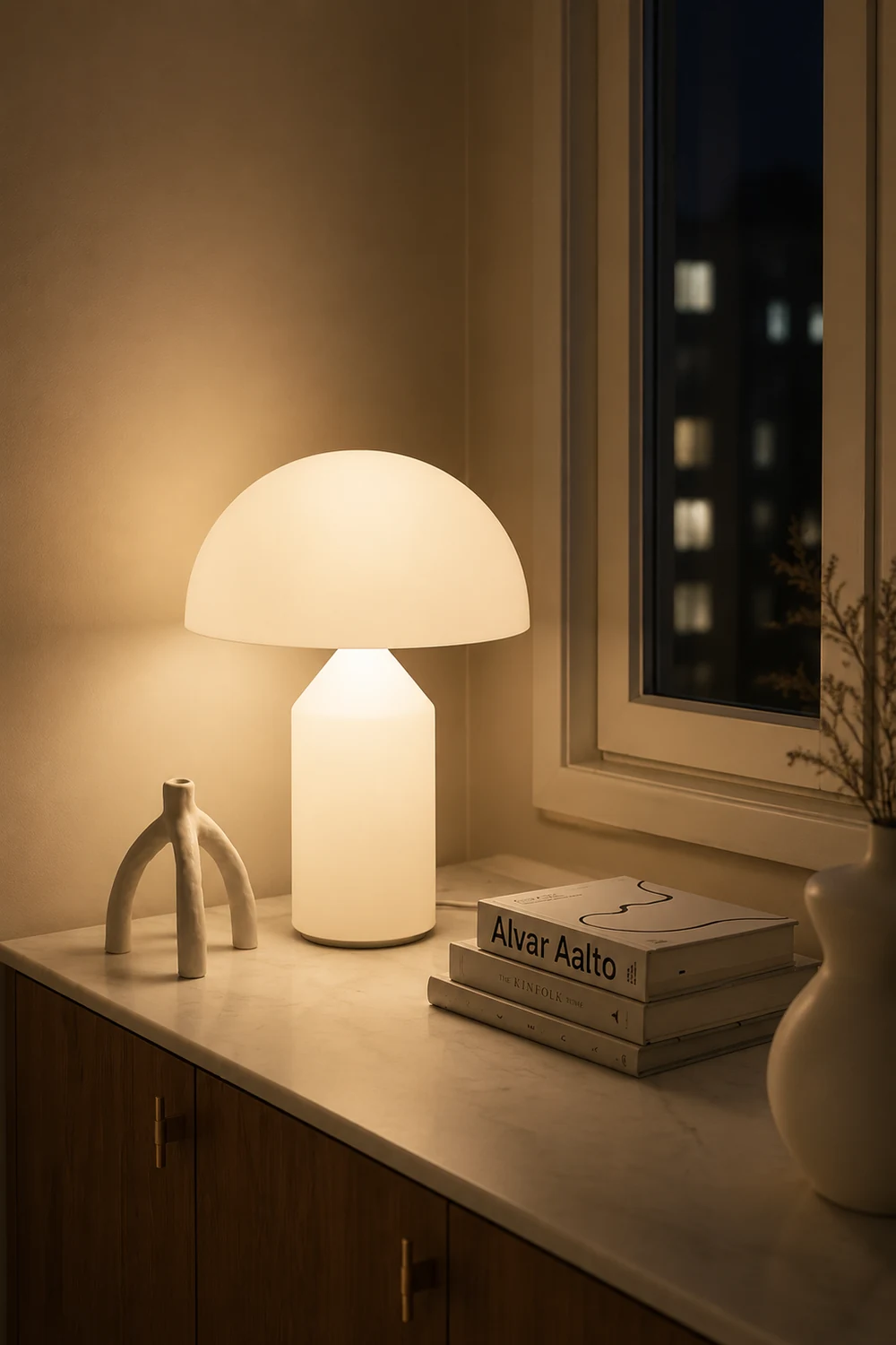 Atollo Glass Table Lamp - Lumpaz