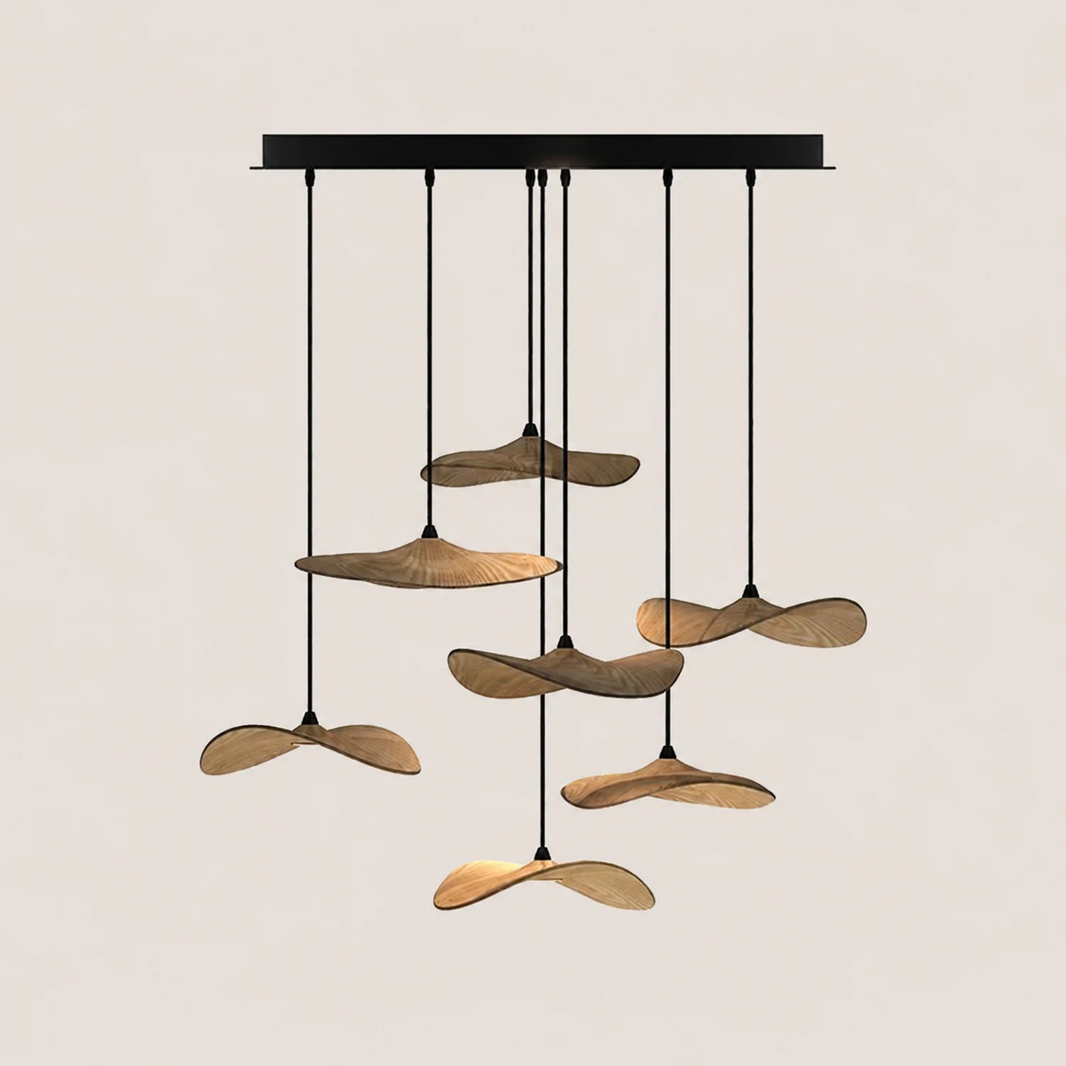 Empty Leaf Chandelier - Lumpaz