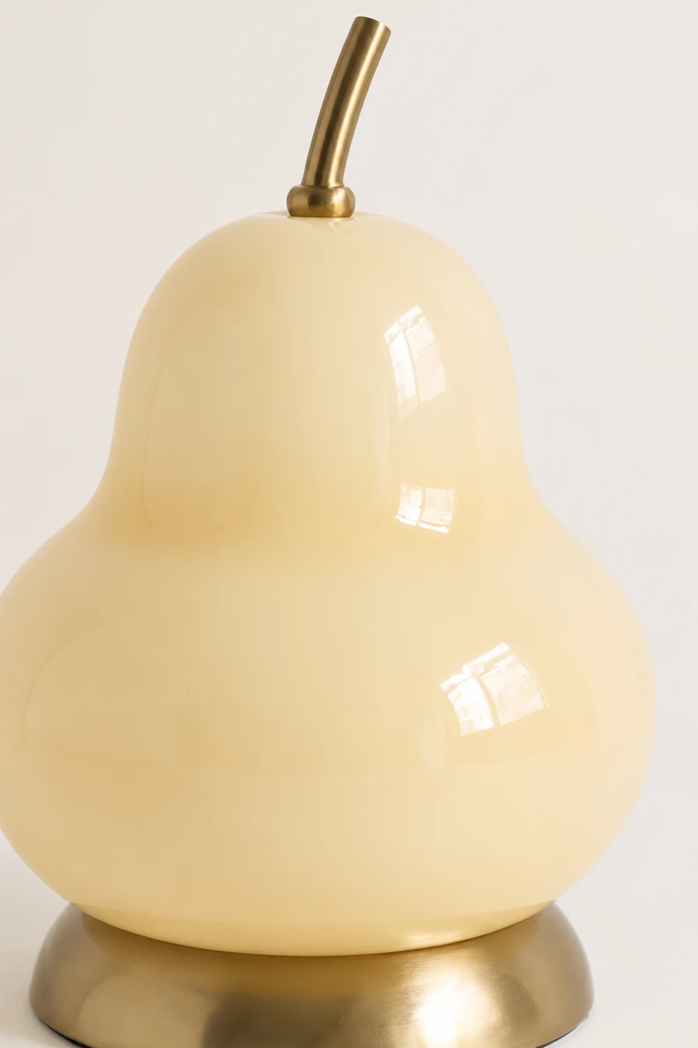 Pear Glass Built-in Battery Table Lamp - Lumpaz
