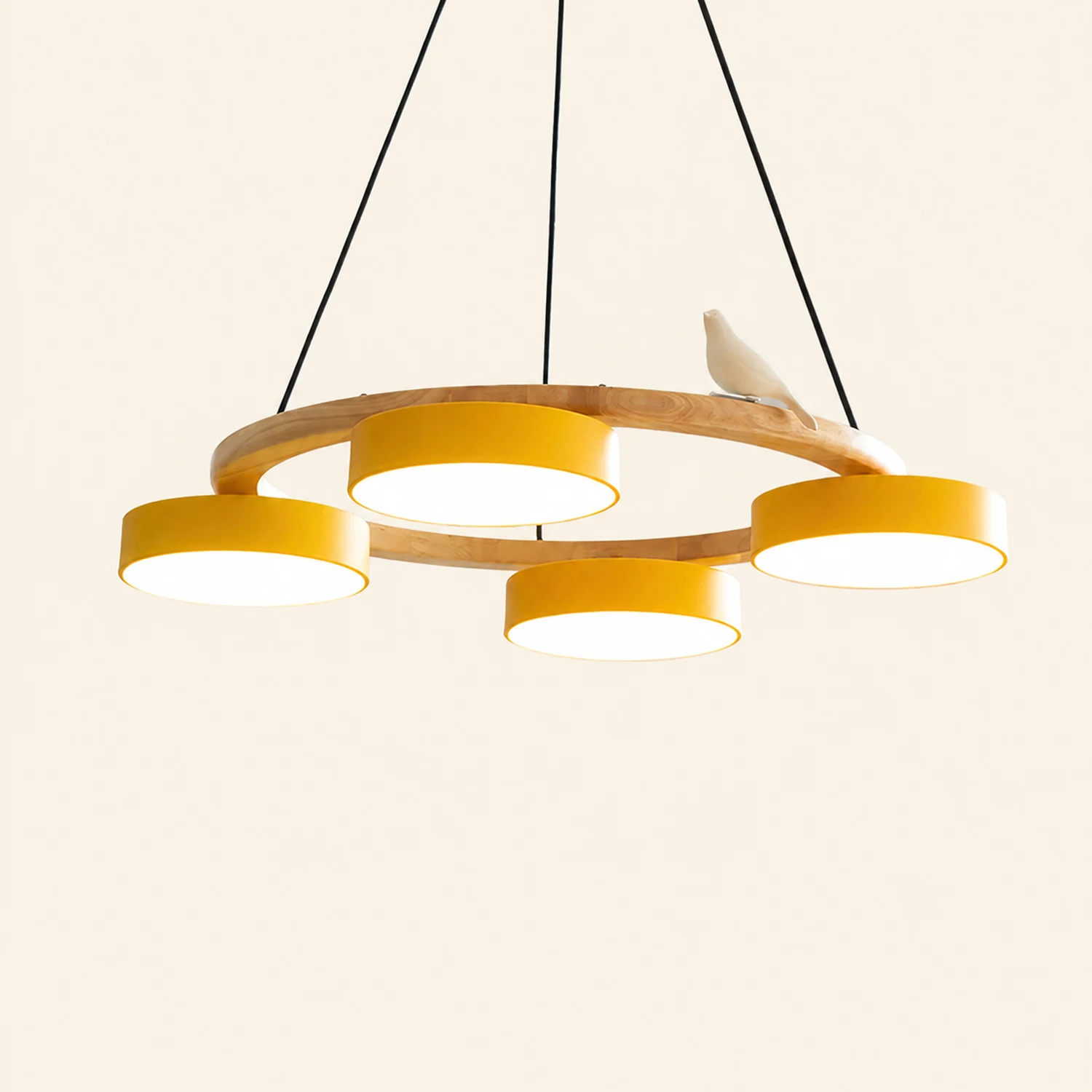 Sienna Bird Round Chandelier - Lumpaz