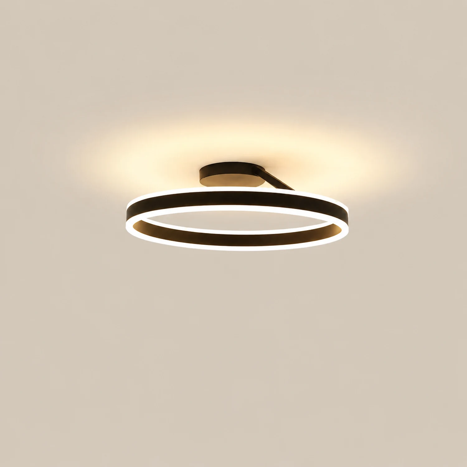 Nordic LED Geometry Circle Ceiling Light - Lumpaz