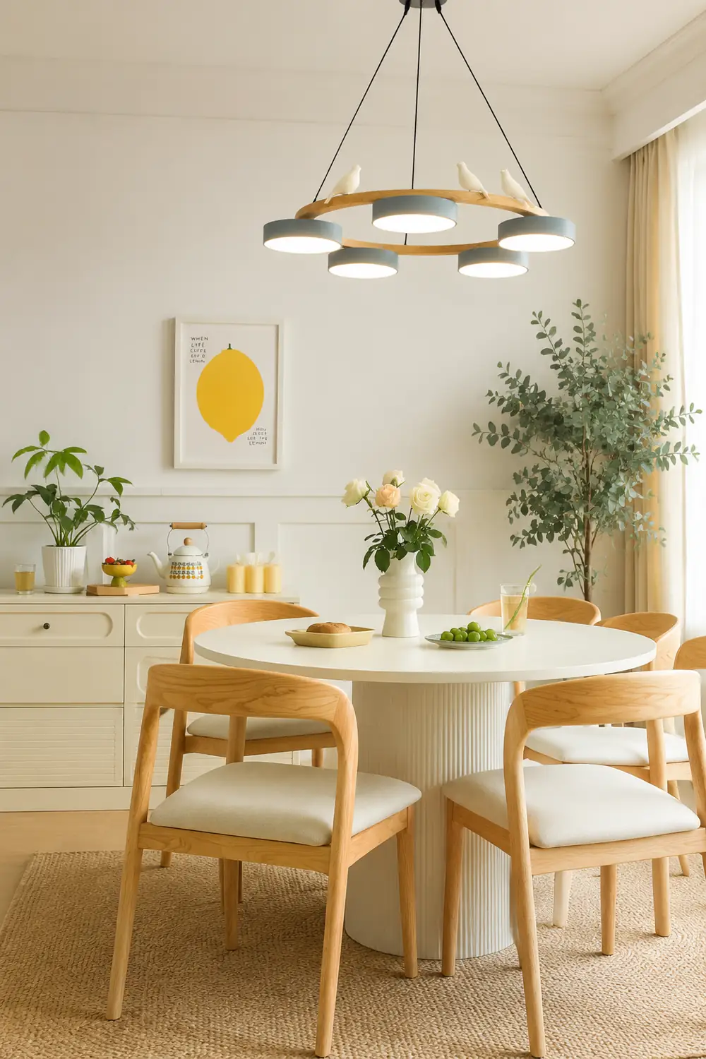Sienna Bird Round Chandelier - Lumpaz