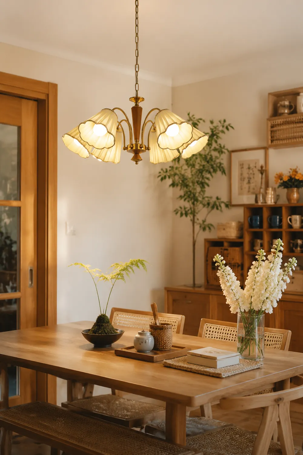 Florentine Fabric Chandelier - Lumpaz