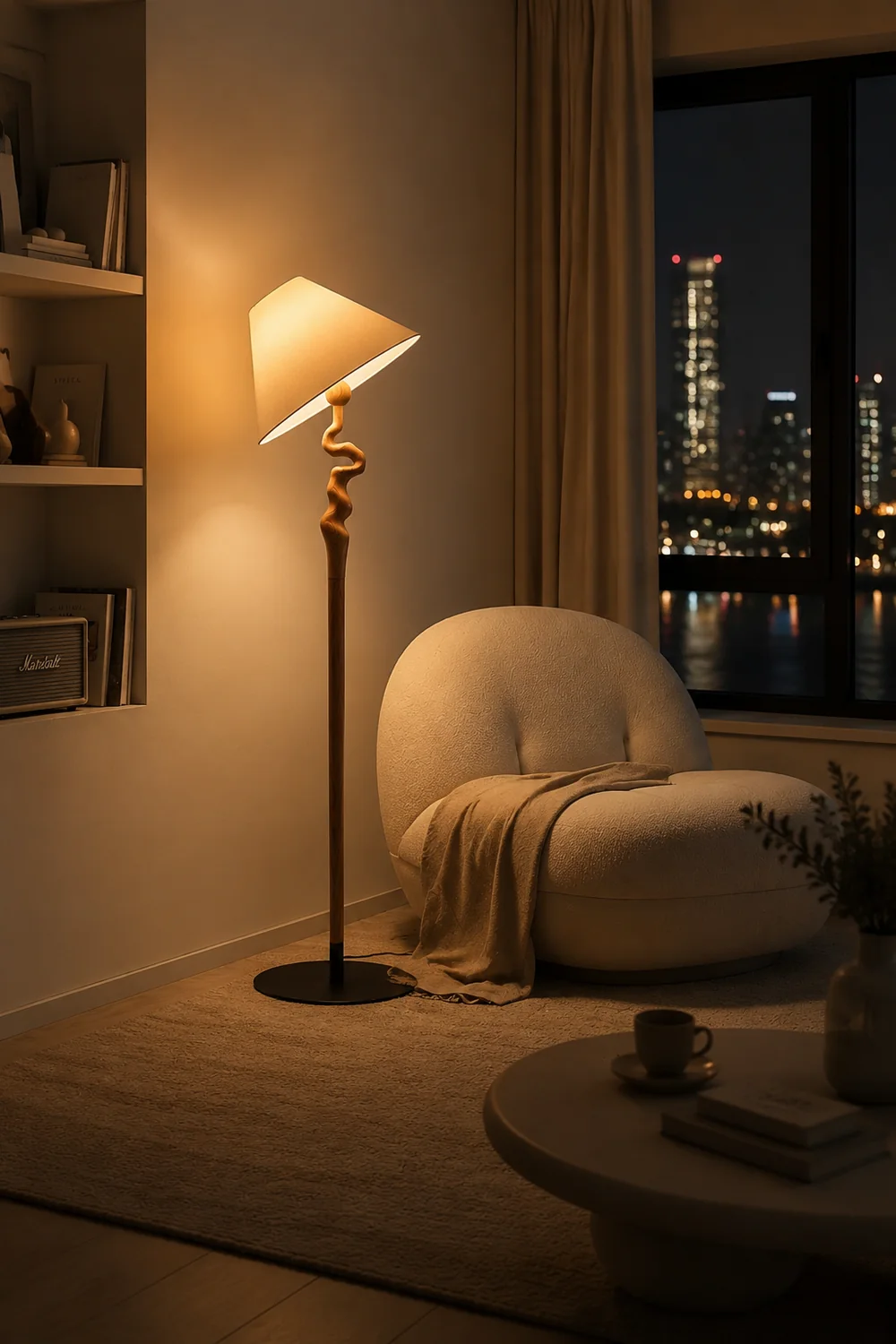 Serpentine Twist Floor Lamp - Lumpaz