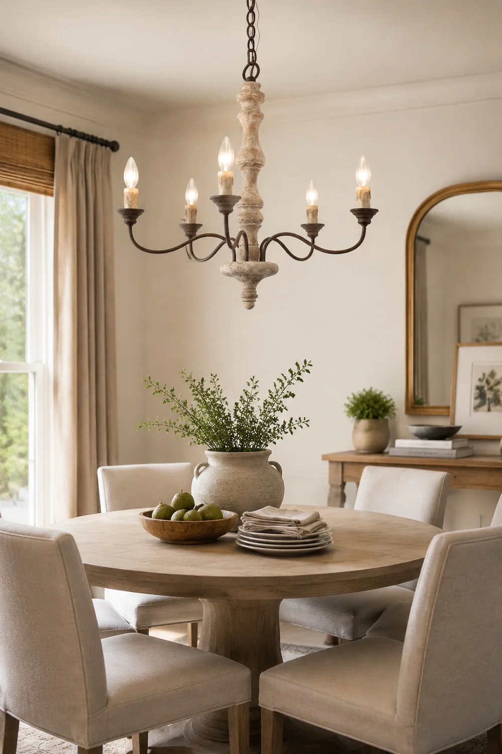 Candlestick Farmhouse chandelier - Lumpaz