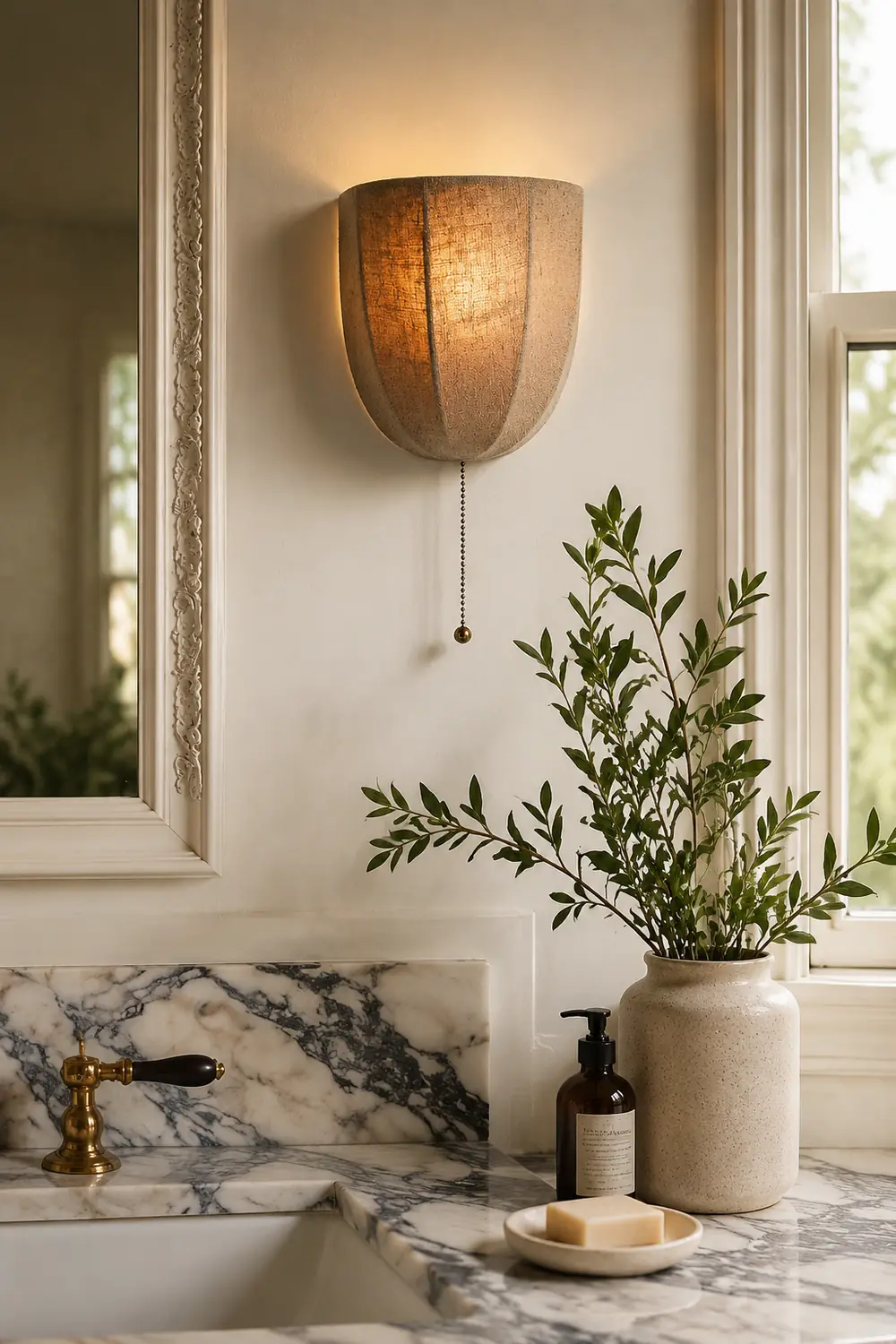 Sienna Linen Wall Sconce - Lumpaz