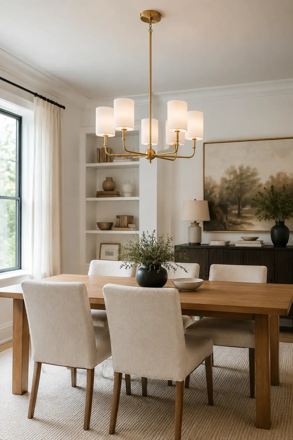 Foxdale Brass Chandelier - Lumpaz