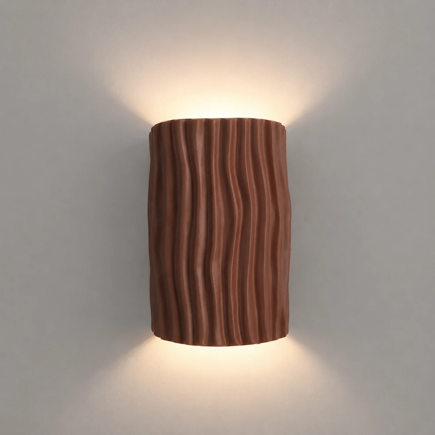 Pleated Resin Wall Lamp - Lumpaz