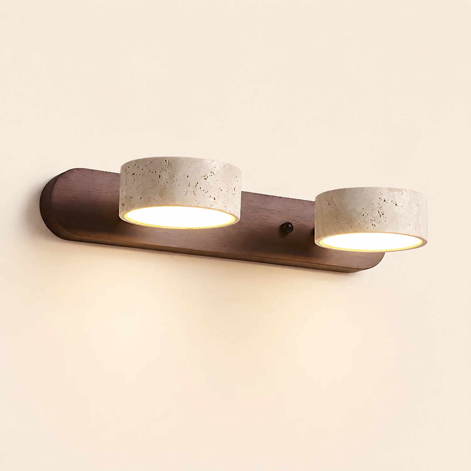Travertine Duo Wall Light - Lumpaz