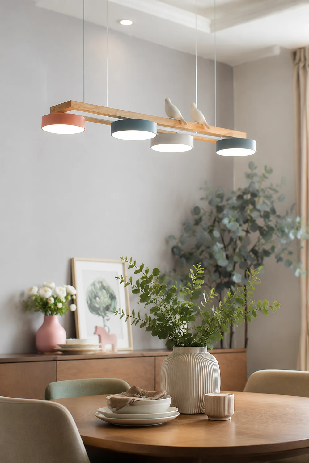 Sienna Bird Long Chandelier - Lumpaz