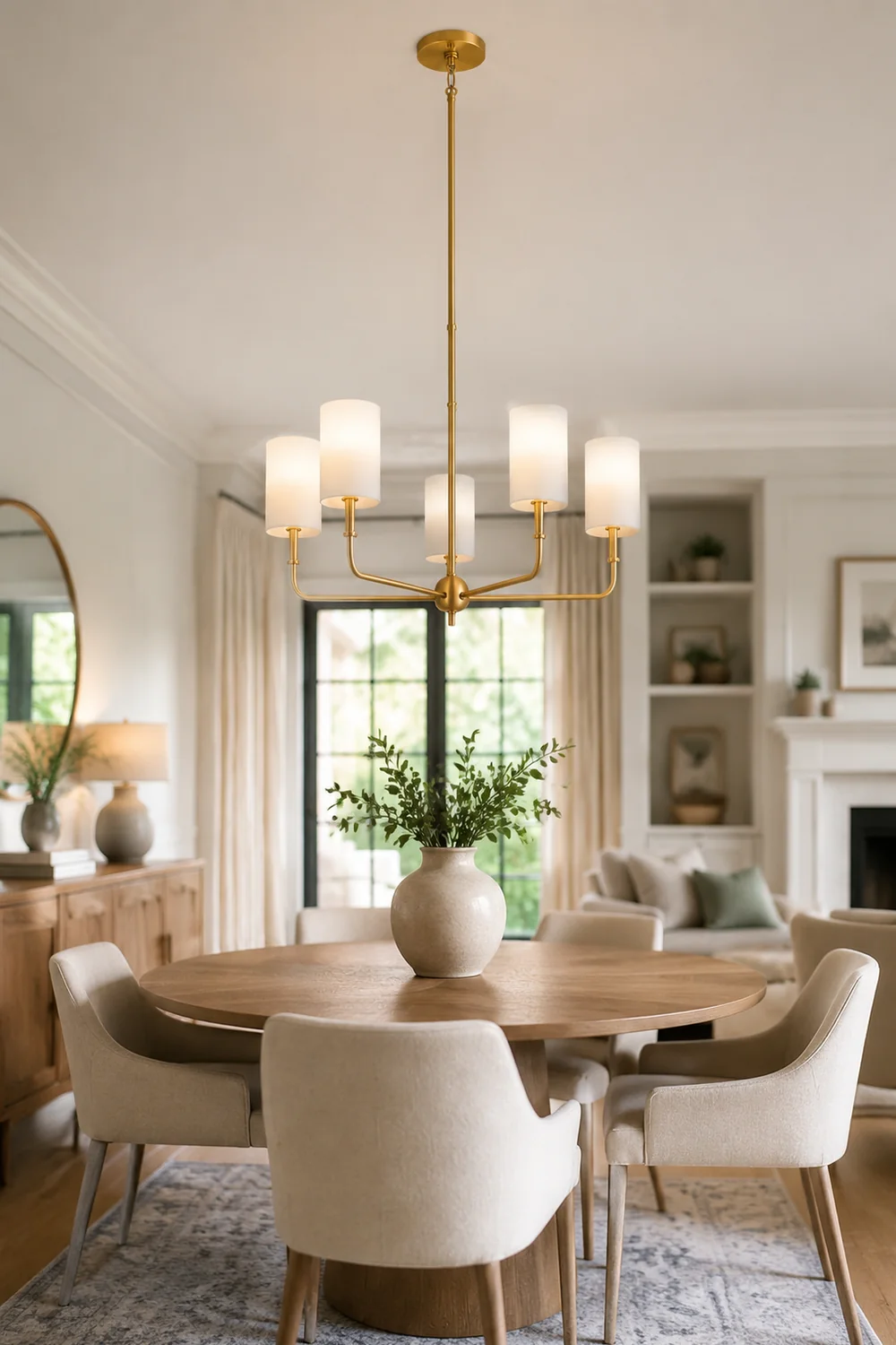 Foxdale Brass Chandelier - Lumpaz
