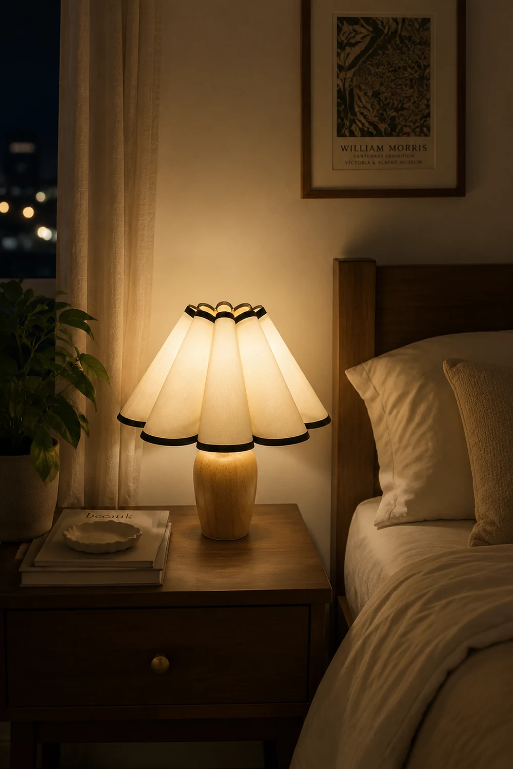 Vintage Fluted Table Lamp - Lumpaz
