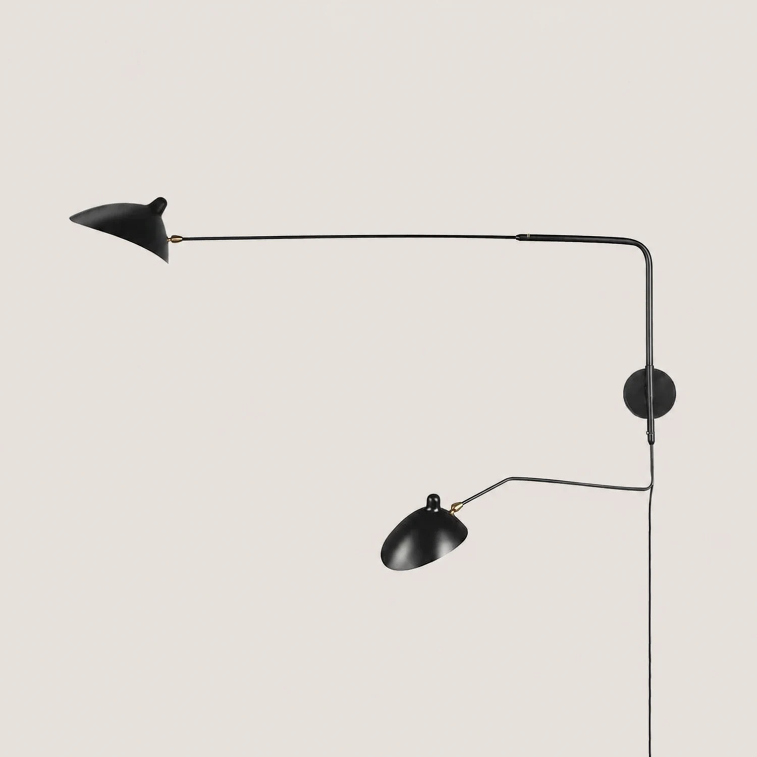 Serge Mouille Plug In Wall Lamp - Lumpaz