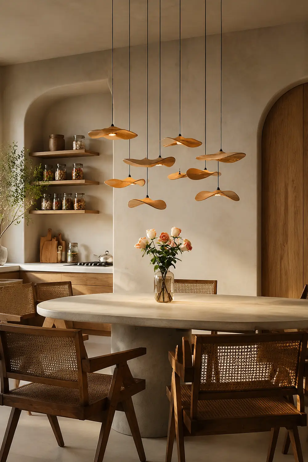 Empty Leaf Chandelier - Lumpaz