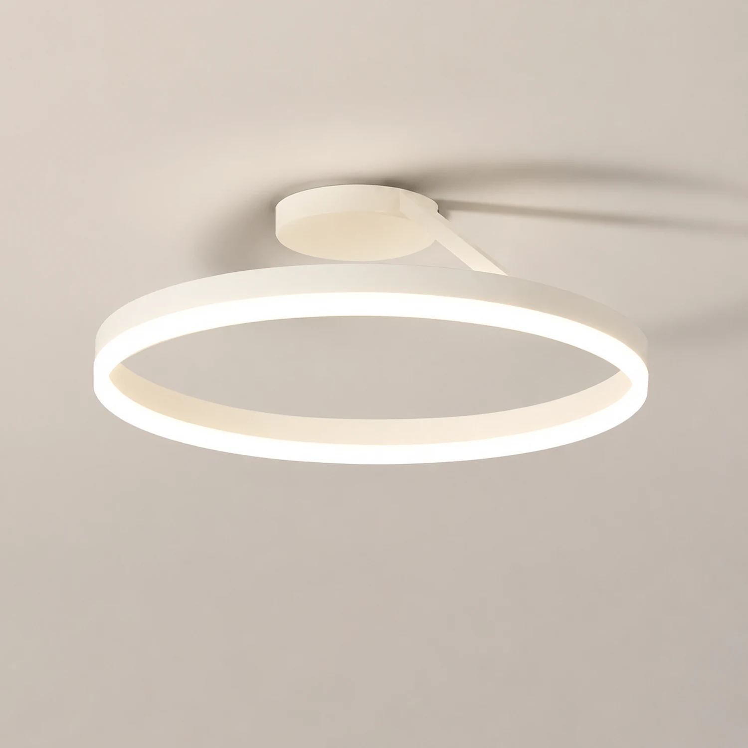 Nordic LED Geometry Circle Ceiling Light - Lumpaz